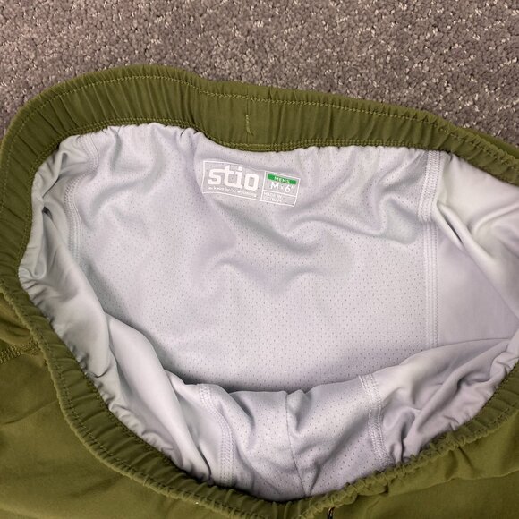 Stio CFS Drifter Shorts Men's M x 6" Olive Green Board Swim Hybrid Outdoor - Picture 8 of 15